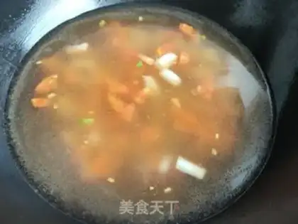 Make Western red soup step 7
