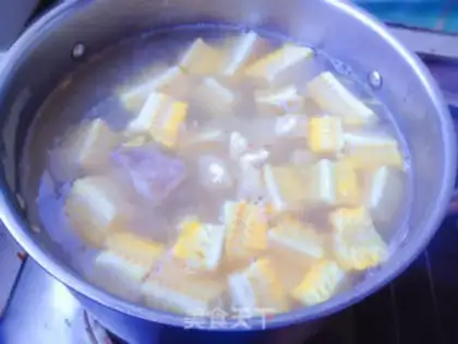 Make walnut corn ribs soup step 6