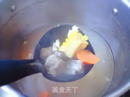 Make walnut corn ribs soup step 7