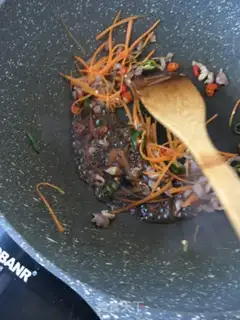 Make The pepper pigeon noodle step 9