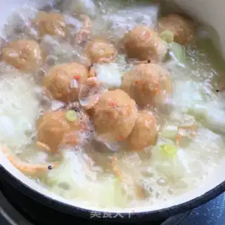 Make Poonmelon seameal soup step 8