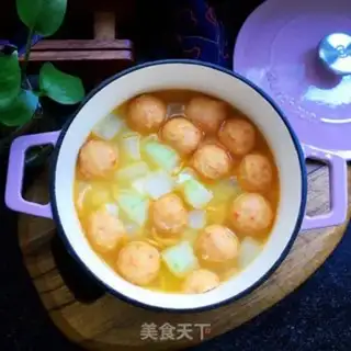 Make Poonmelon seameal soup step 10