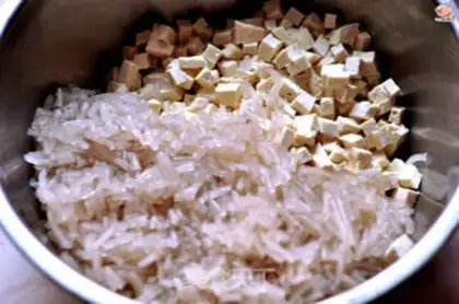 Make Spicy tofu bag step 2