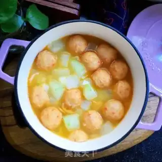 Make Poonmelon seameal soup step 11