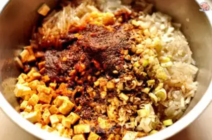 Make Spicy tofu bag step 6