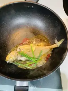 Make Red-burned yellow fish step 7