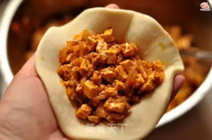 Make Spicy tofu bag step 11