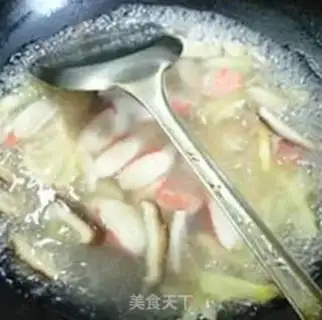 Make Crab willow mushrooms step 11