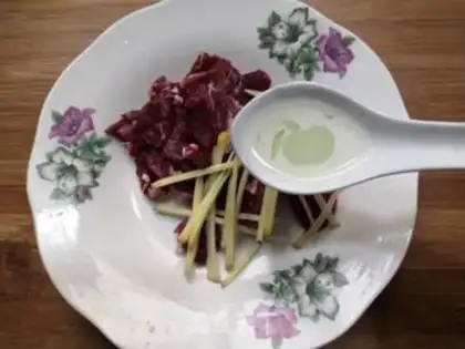 Make Beef Zoe orchid step 6