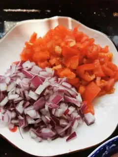 Make Black pepper, willow tomato powder step 6