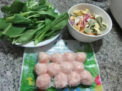 Make Shrimp balls, chicken and butterflies step 0