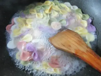 Make Shrimp balls, chicken and butterflies step 3