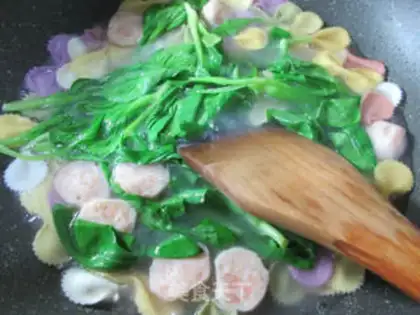 Make Shrimp balls, chicken and butterflies step 4