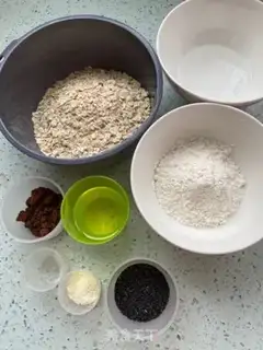 Make Red sugar oatmeal cookies step 0