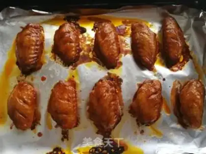 Make The chicken wings of turkey sauce step 8