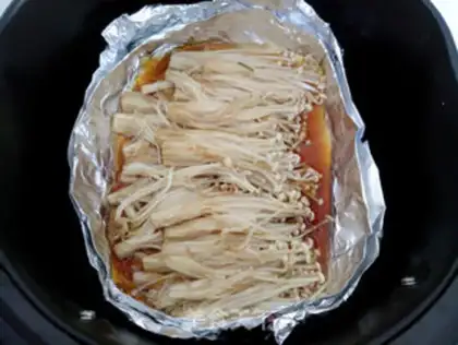 Make Baked golden mushrooms step 5
