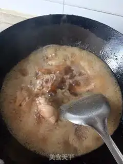 Make Red chicken wings, potatoes step 5