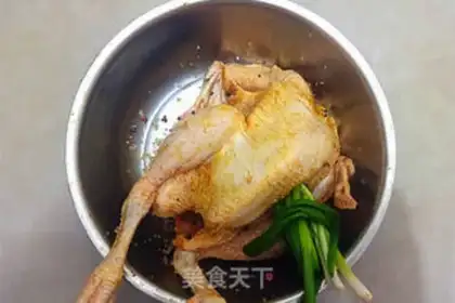 Make Steam chicken step 4