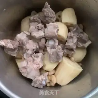 Make Peanut lotion chop soup step 5
