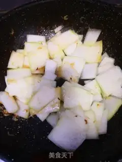 Make Shrimp peeled melons step 2