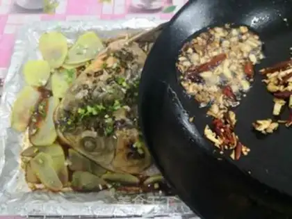 Make Spicy fish head step 23
