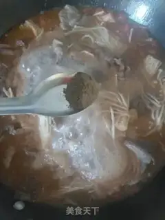 Make Sour soup, fat cow step 6