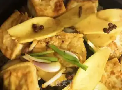 Make Strawfish tofu step 6