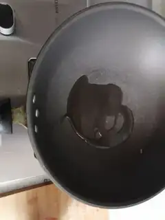 Make Ham sausage and rice powder step 4