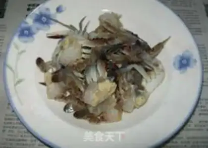 Make Crab fried eggs step 2