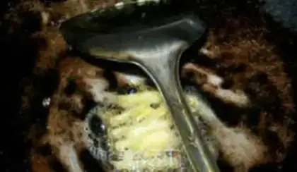 Make Crab fried eggs step 5