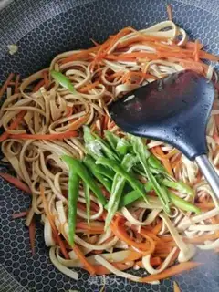 Make Carrot, bean peel step 6