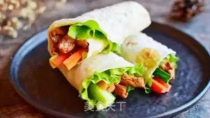 Make Salted chicken rolls step 3
