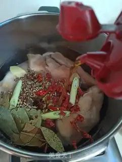 Make Pork hoof freeze step 5