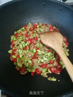 Make Rhodish and fried beans step 11