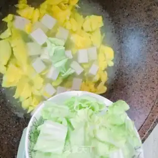 Make Bean tofu egg soup step 5