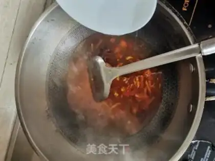 Make Spicy octopus step 4