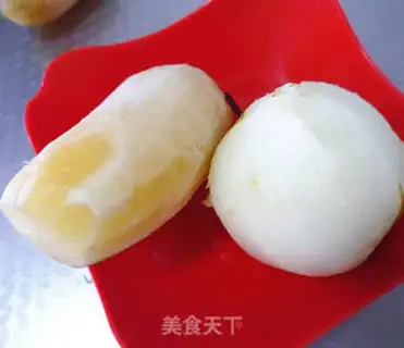 Make Honey snowmelon pear step 1