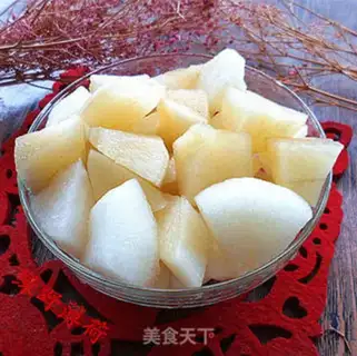 Make Honey snowmelon pear step 5