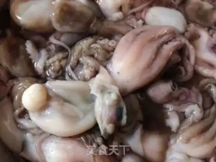 Make Fired octopus step 1