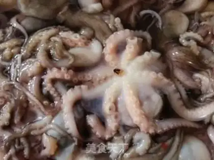 Make Fired octopus step 2