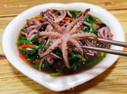 Make Fired octopus step 12