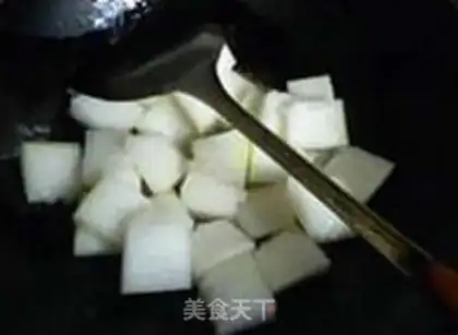 Make ♪ Black-muck-ear-faced melon soup ♪ step 4