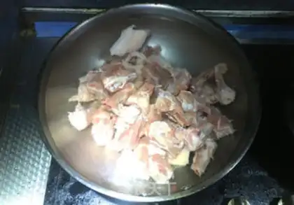 Make Chicken bone stick step 3
