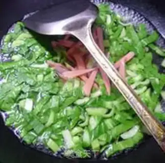 Make Ham sausage broccoli step 6