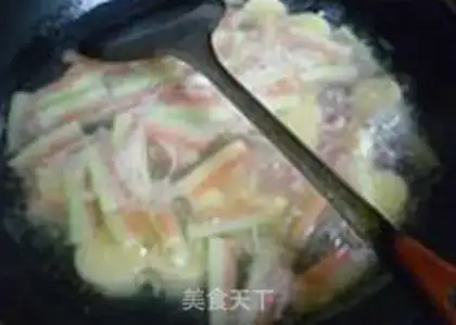 Make Pumpkin salty Japanese tofu soup step 7