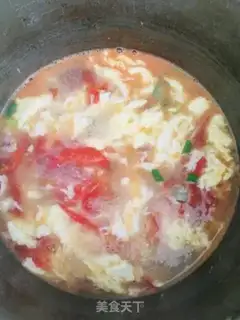 Make Lazy tomato egg soup step 5