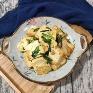 Make Eggs are fried tofu step 6