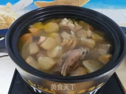 Make Monkey mushroom chicken soup step 5