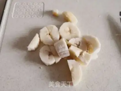 Make Banana ice step 1