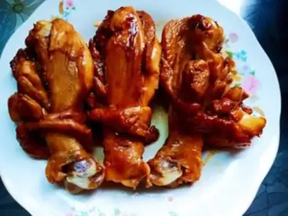 Make A steamed chicken leg step 7